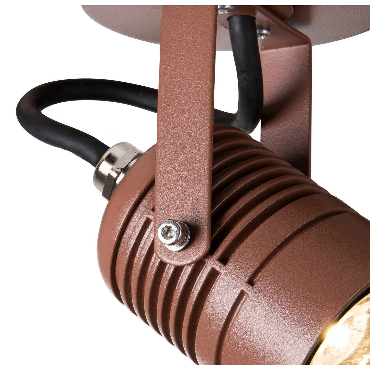 Richtbare Led spot 6cm - 6w - 3000K bruin SLV 4024163251075