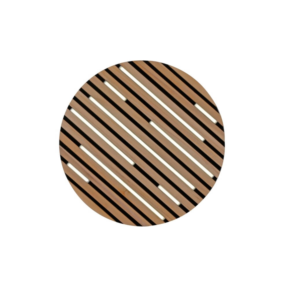 Ronde plafondlamp Q-Akustik Ø 60cm hout Paul Neuhaus 4012248385364
