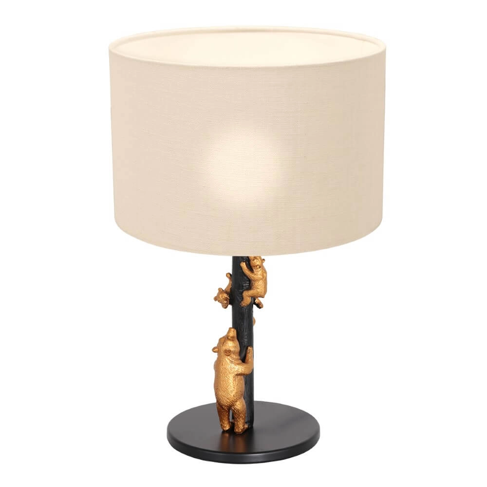 Design schemerlamp Animaux met zand linnen kap Steinhauer 8712746151886