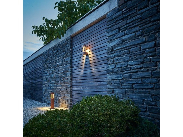 Design buitenlamp Slots Wall roestbruin SLV 4024163150873