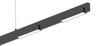 Led kantoor hanglamp Bloc zwart Steinhauer 8712746148251