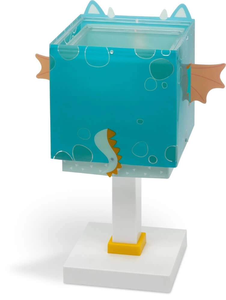 Design tafellamp Little Dragon blauw met wit Dalber 8420406643816