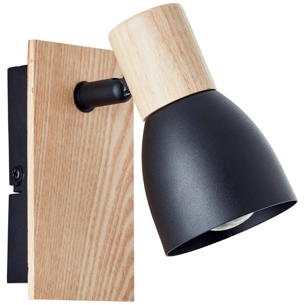 Wandlamp Daintree zwart Brilliant 4004353408663
