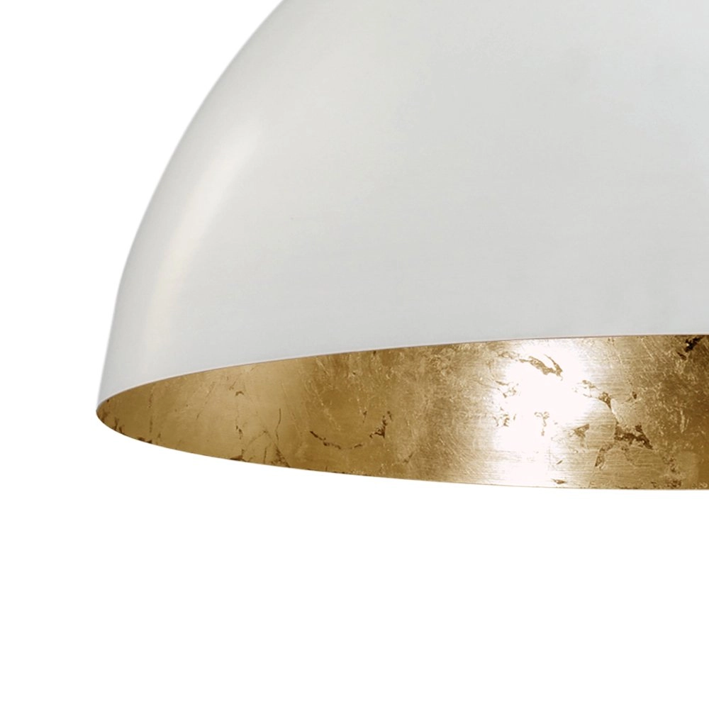 Stoere witte hanglamp Industria Gold 80 Masterlight 8718121123042