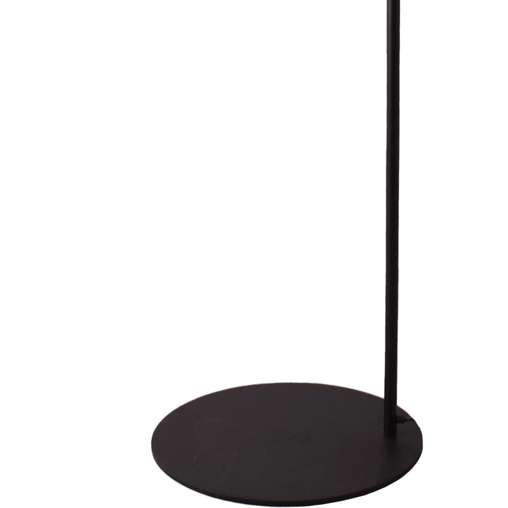 Vloerlamp Lazise zwart met goud en wit glas Masterlight 8718121321943