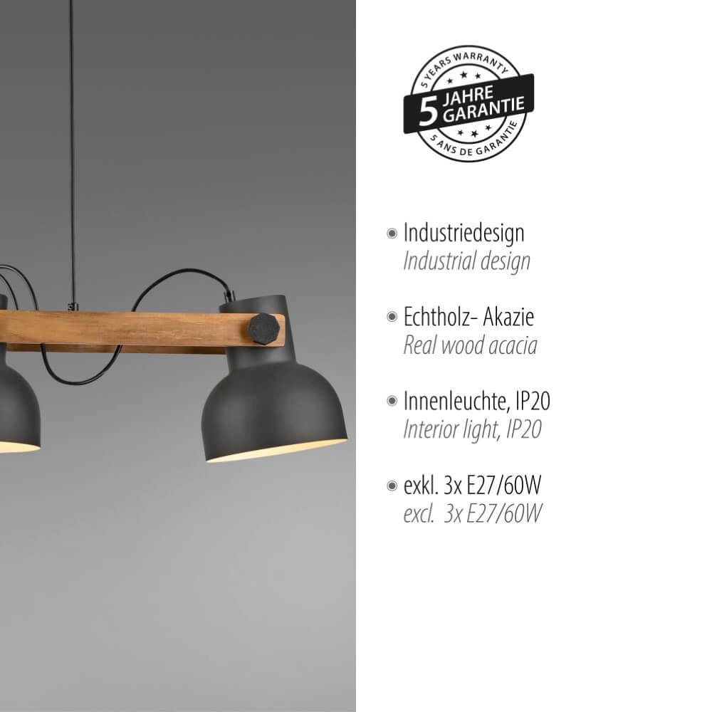 Hanglamp Cup 2.0 3-lichts Just Light 4043689000677