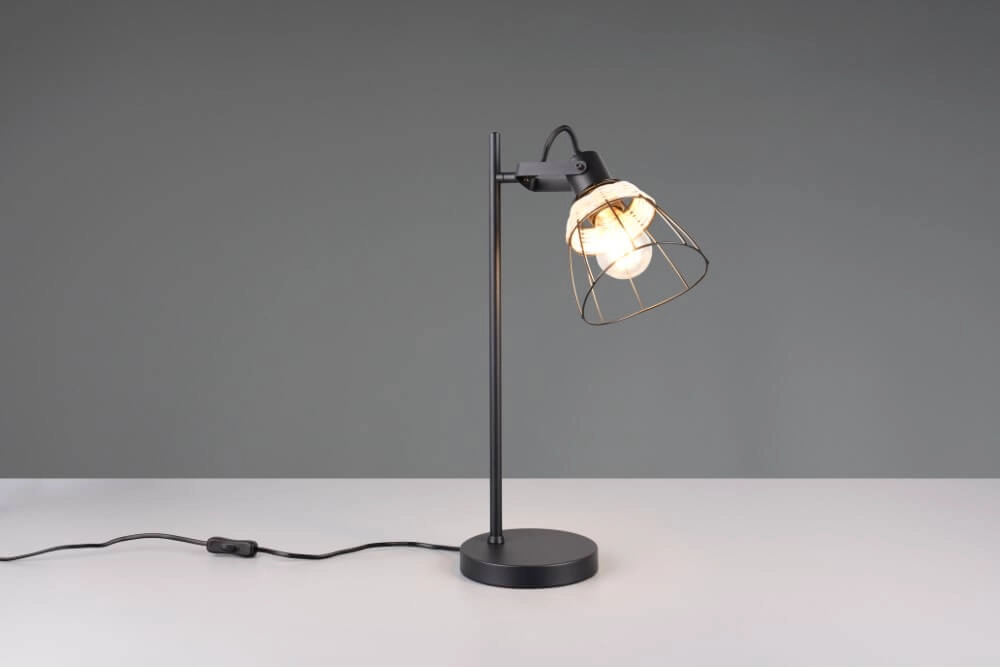 Zwarte tafellamp Jerome design Trio 4017807637724