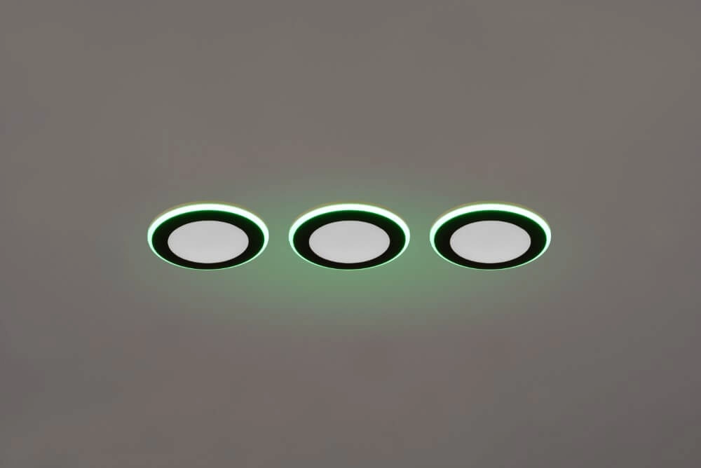 Zwarte inbouwspots Argus set van 3 Trio 4017807574517