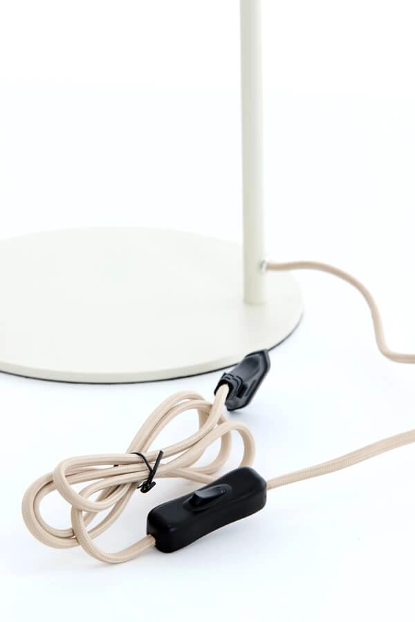 Tafellamp Bisho crème design Light & Living 8717807743376