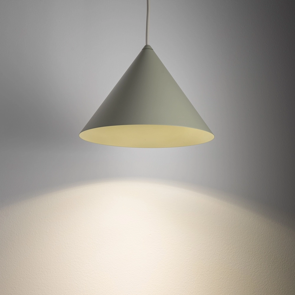 Design hanglamp Zenith saliegroen Ø 20,5cm Lyora 5903139114882