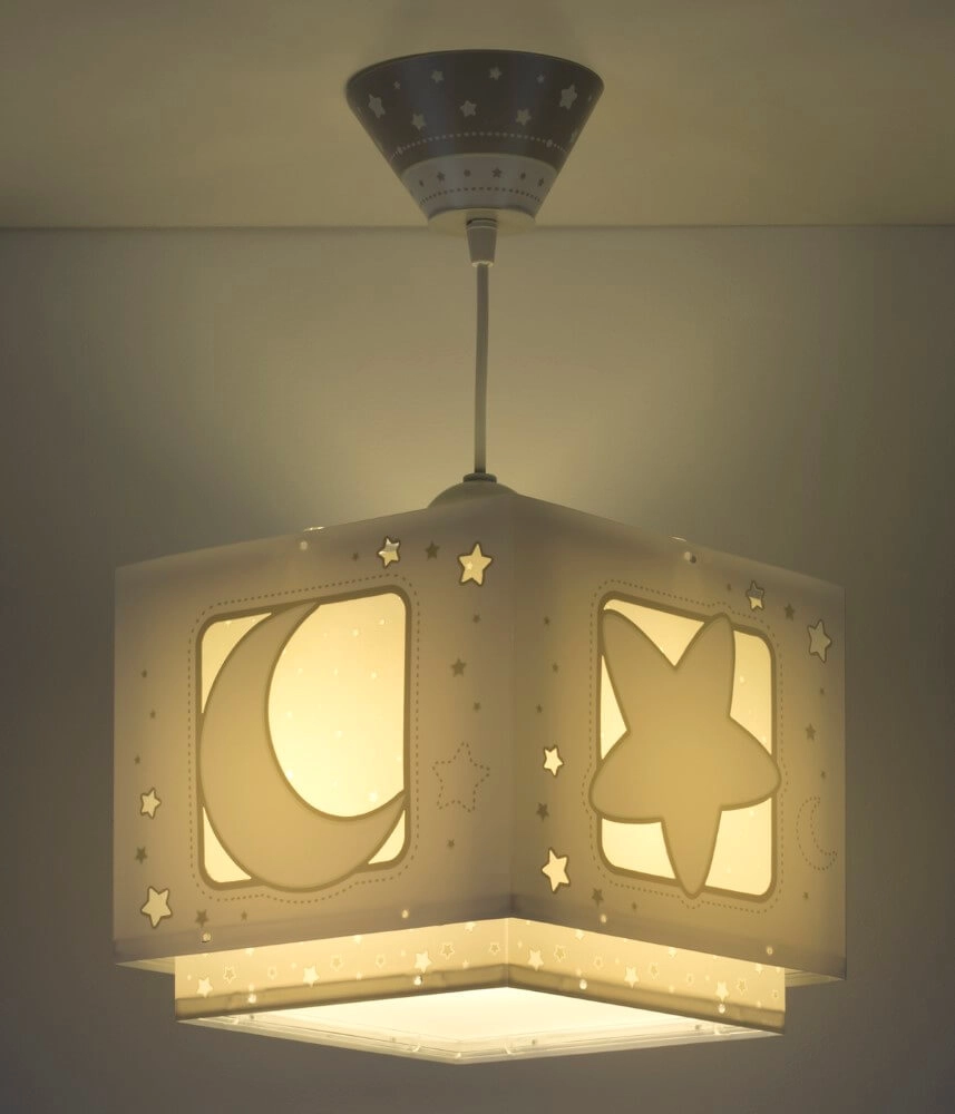 Kinderkamer hanglamp Moonlight grijs Dalber 8420406801476