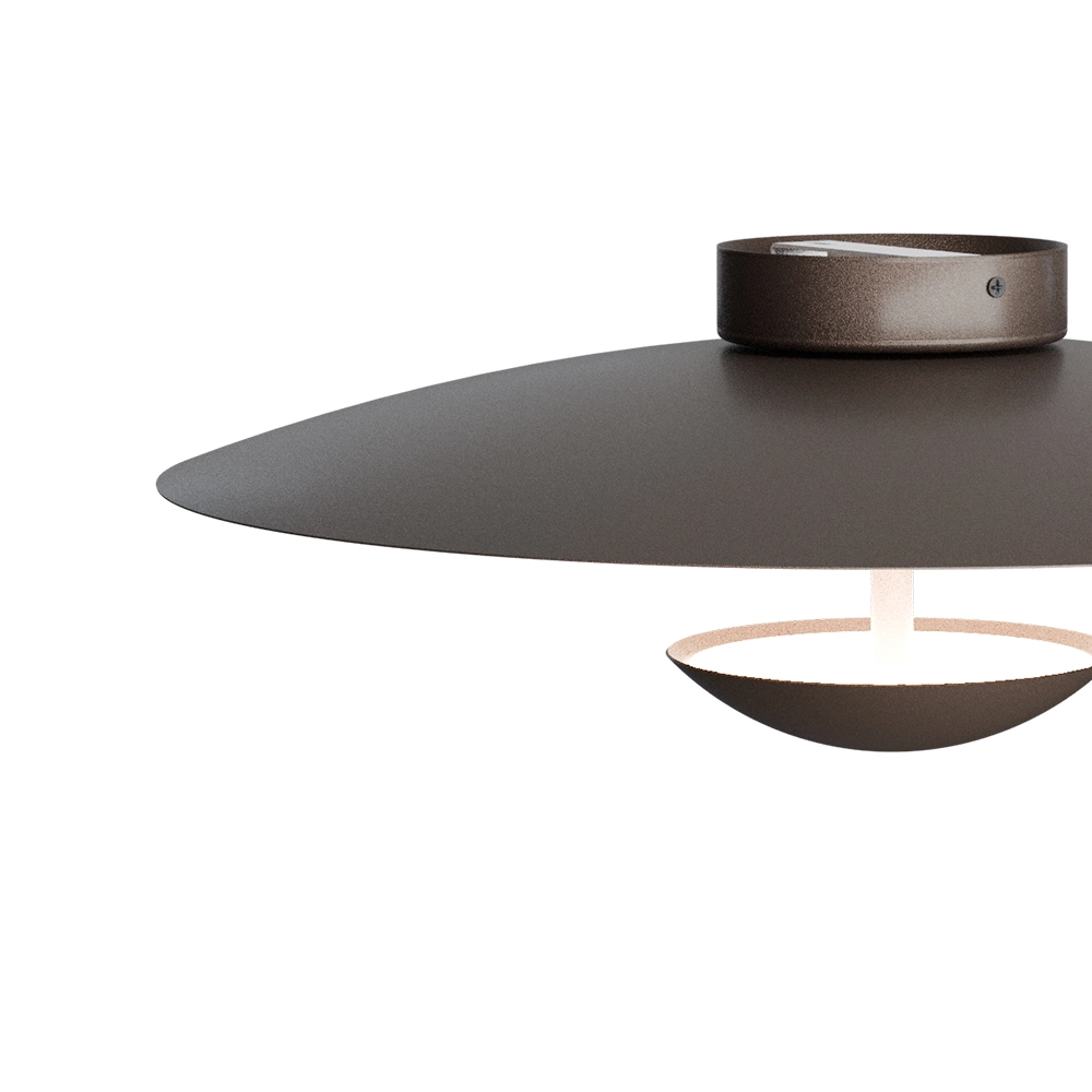 Plafondlamp 16cm Scala Ø 45cm cacao bruin Masterlight 8718121397450