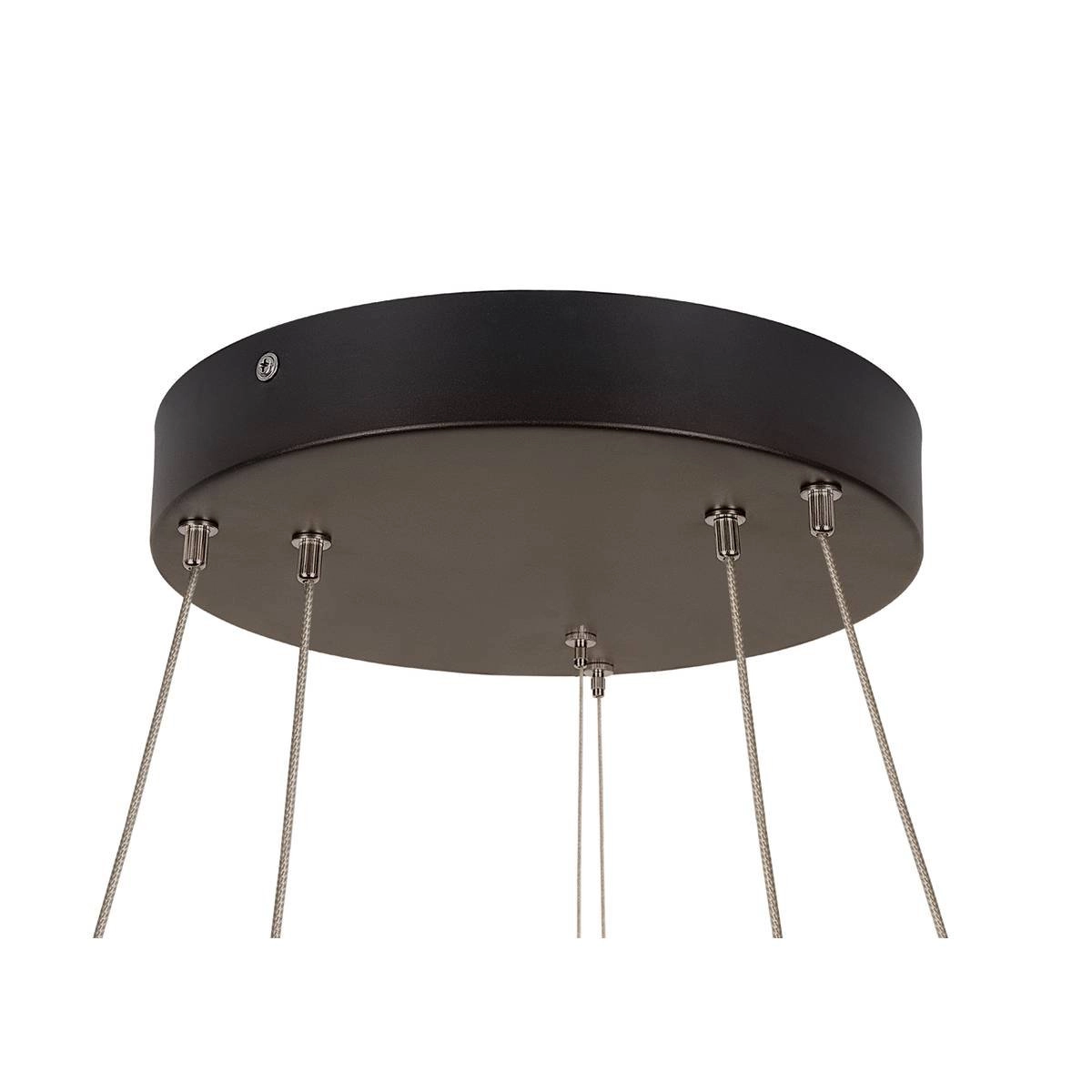 Led hanglamp One 2-rings Ø 60cm zwart SLV 4024163249157