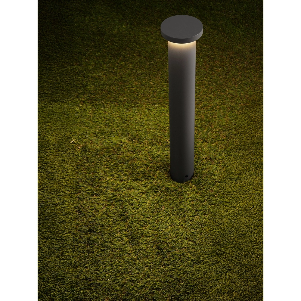 Moderne padverlichting Bast donkergrijs 45cm - 2700K