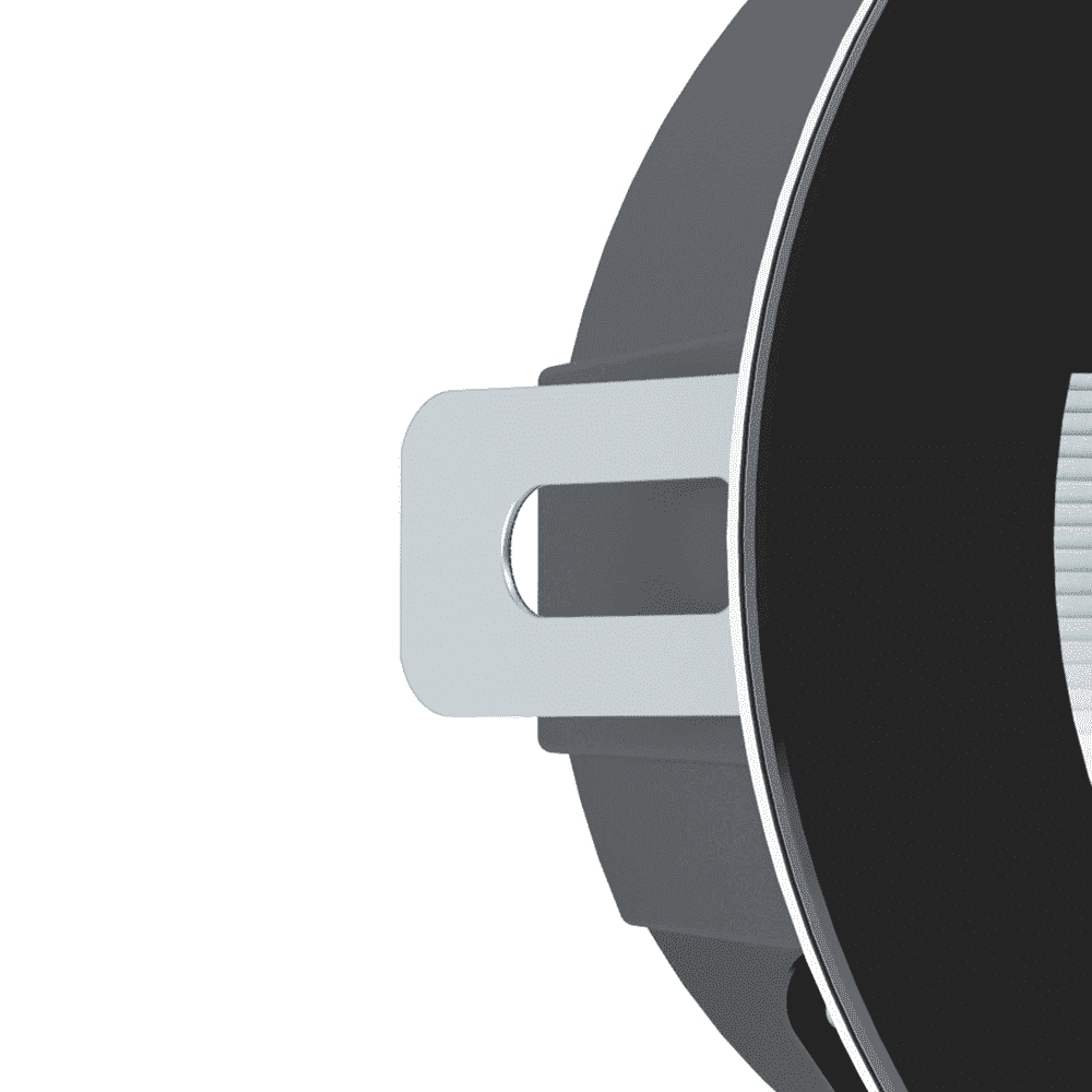 Led inbouwlamp Aracena Round Downlight zwart Eglo 9002759995768