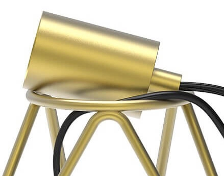 Gouden tripod tafellamp Tripod Circle 8712879150862