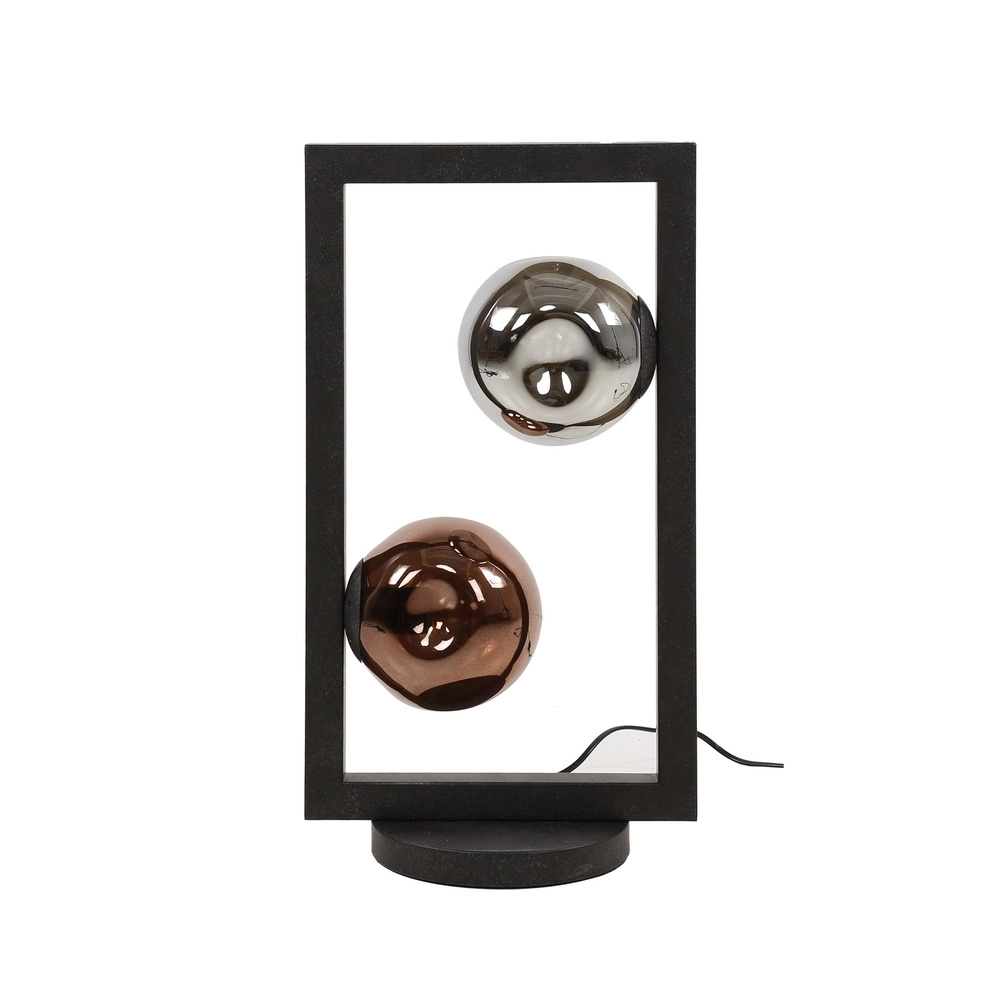 Glazen tafellamp Stellar 2-lichts Lyora 8716803511644