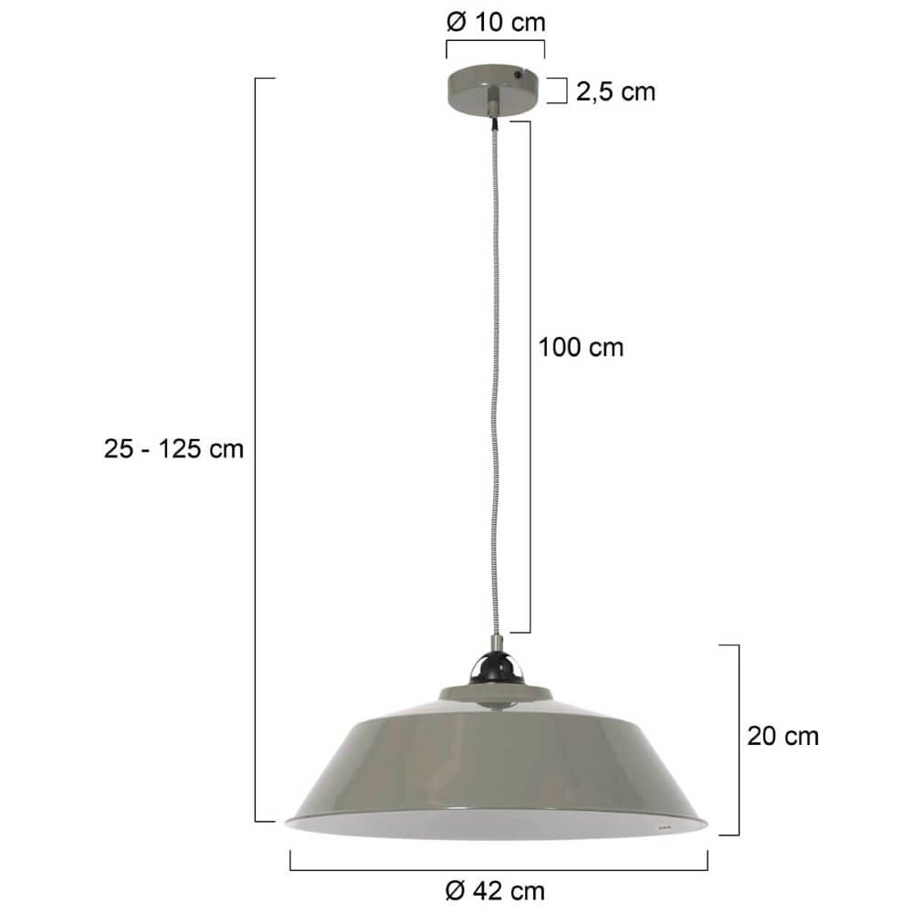 Retro hanglamp Nove Ø 42cm Steinhauer 8712746161311