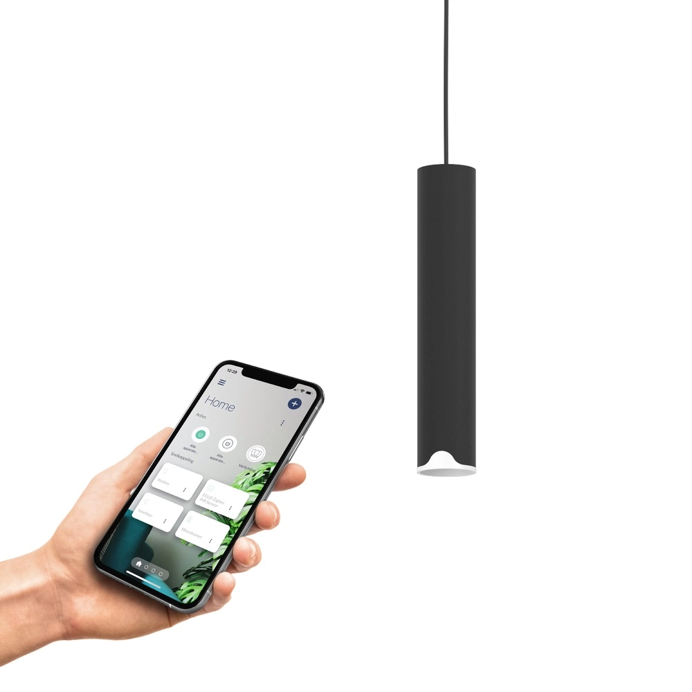 Zigbee pendel Balamorta-Z led - zwart Eglo 9008606312849