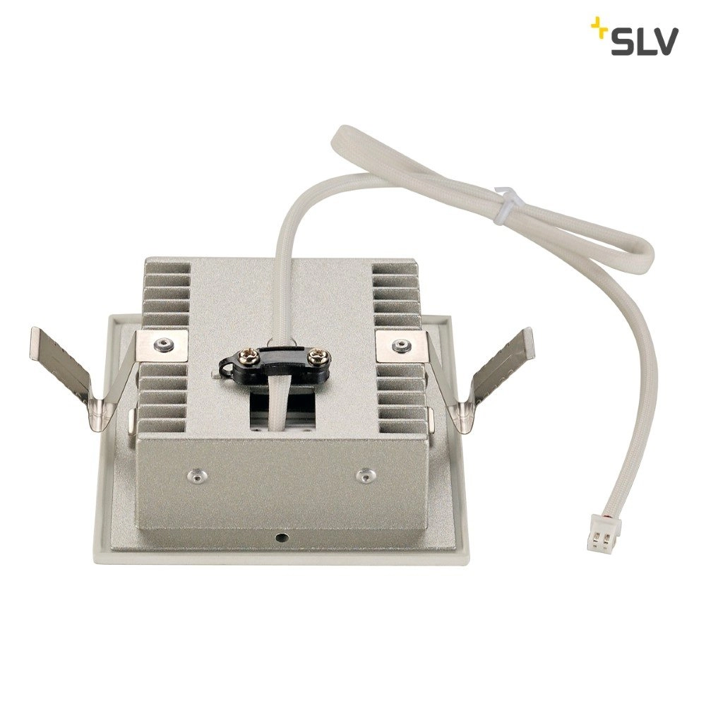 Vierkante inbouwlamp Frame Basic wit SLV 4024163138123