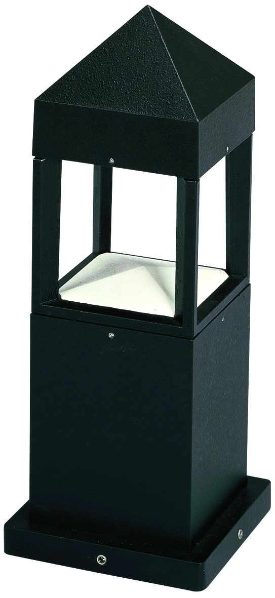 Staande Led lamp zwart Oblong 37cm