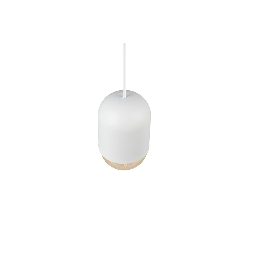 Unieke hanglamp Nara wit Ø 10,5cm Trio 4017807661798