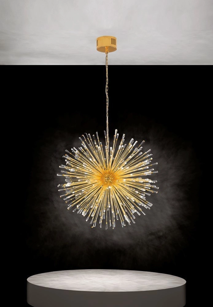 Design hanglamp Vivaldo 1 98cm goud Stars of Light 9002759392567