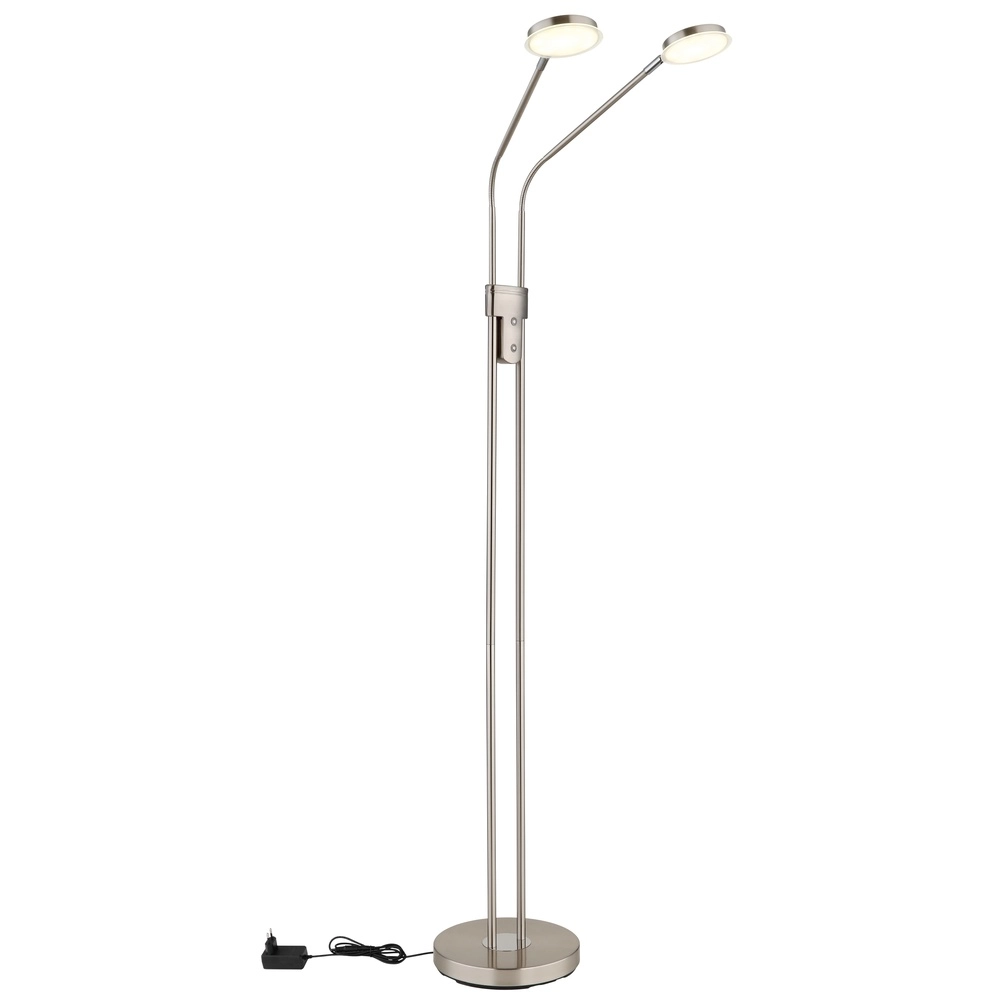 Leeslamp dubbel Silvio nikkel Globo 9007371592364