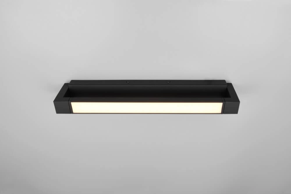 Led spiegellamp Fabrizio 50cm - zwart Trio 4017807616781