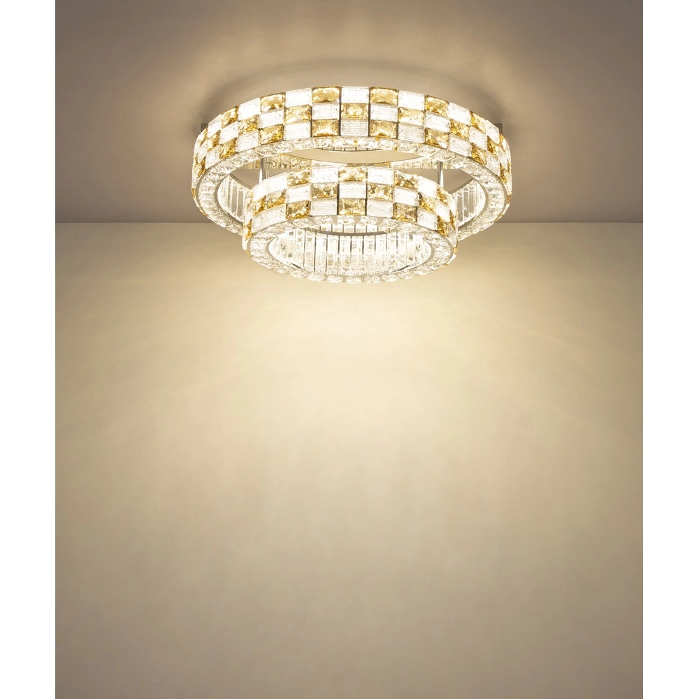 Plafondlamp Lidia Ø 61cm chroom Globo 9007371583096