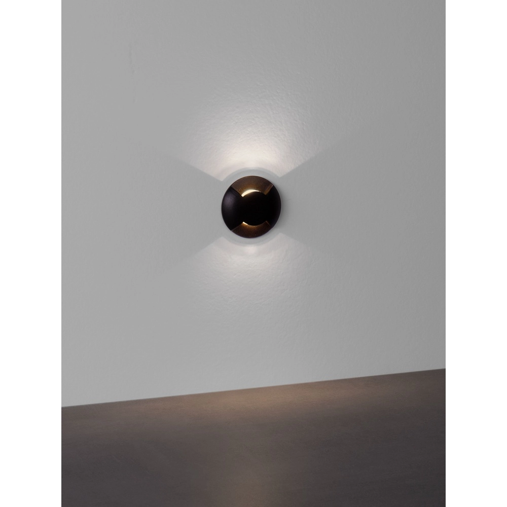 Inbouwlamp Eris zwart dubbel Lyora 5212017471697
