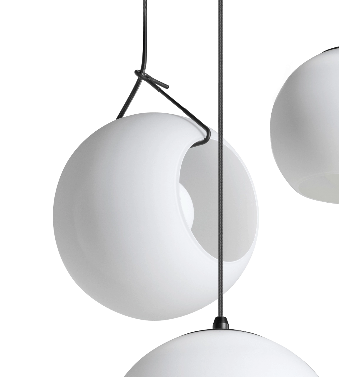 3-lichts vide hanglamp Orb Opal ETH 8720195300274