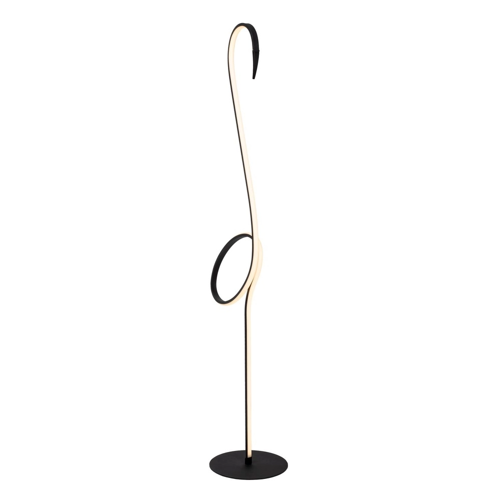Vloerlamp Flamingo zwart Lucide 5411212051547