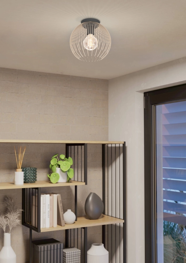 Design plafondlamp Alhabia Ø 23,5cm zand bruin Stars of Light 9008606353088