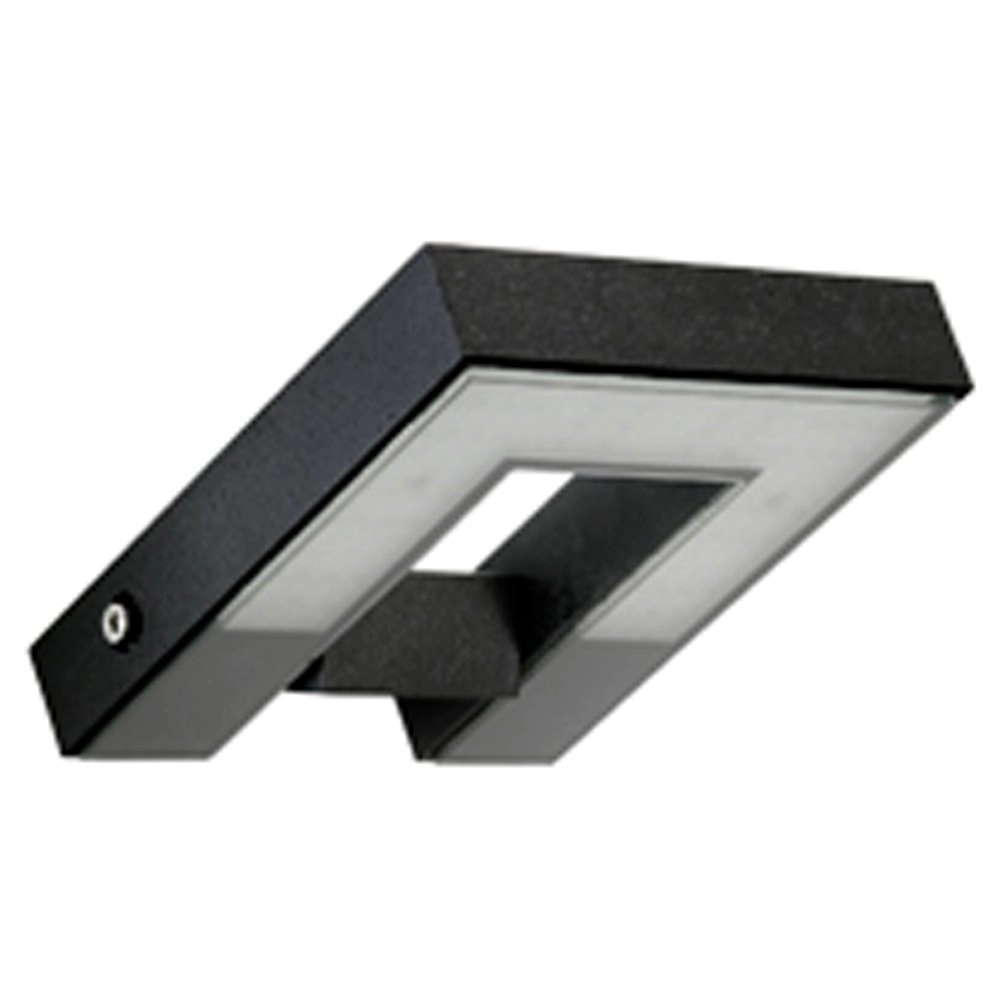 Vierkante buitenlamp Strunk 25cm - zwart