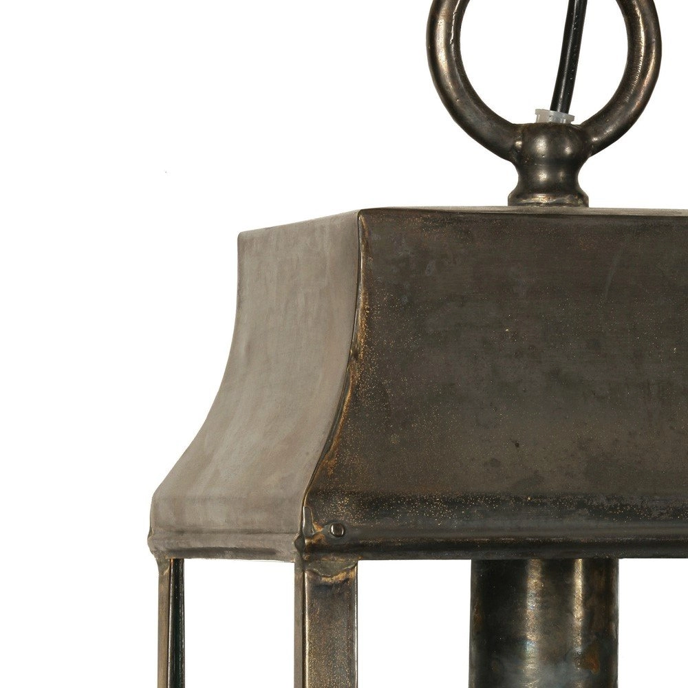 Landelijke hanglamp Strathmore S antiek koper (ANT) Limehouse