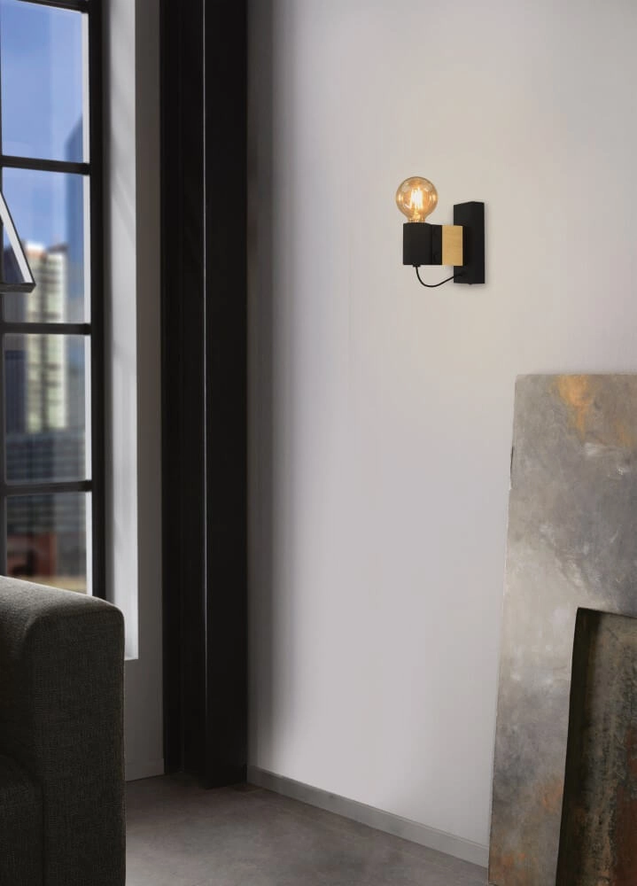 Houten wandlamp Bailrigg Eglo 9002759439033