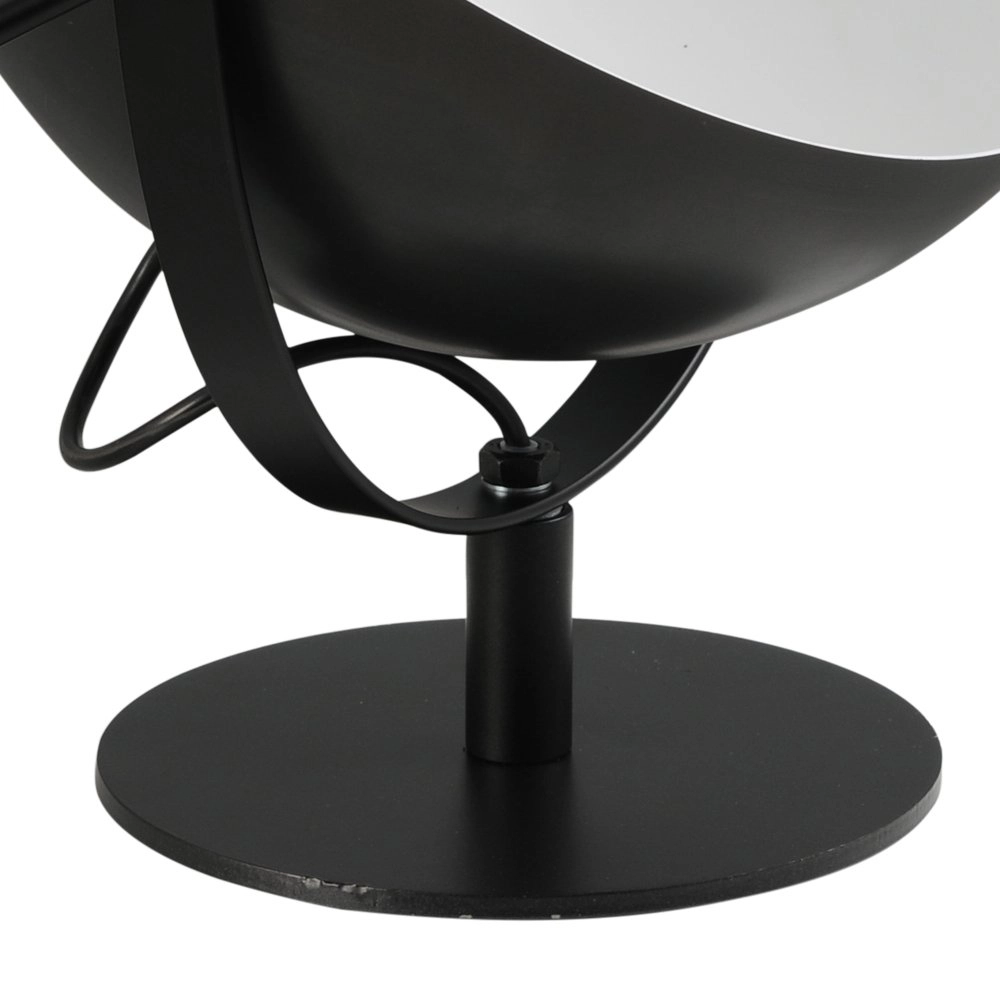 Zwarte Industria Uplighter 30cm zwart met wit Masterlight 8718121236681