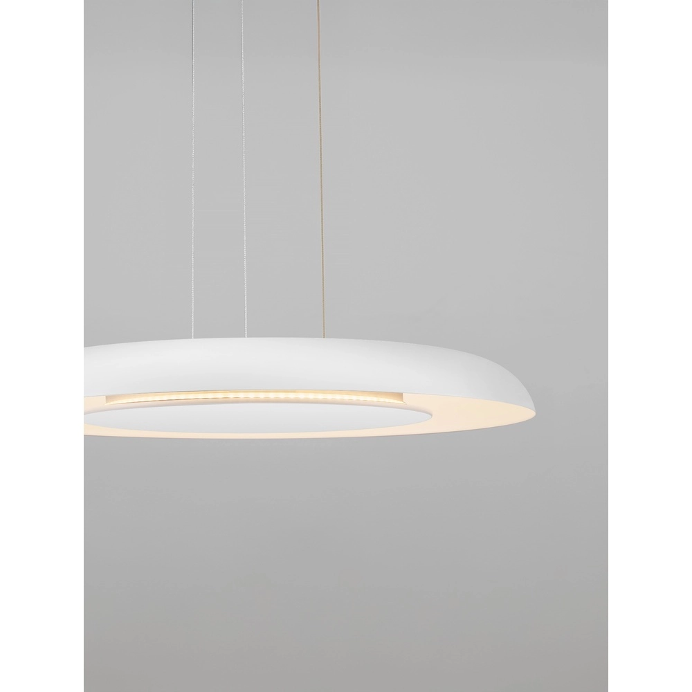 Moderne hanglamp Epos Ø 60cm wit Lyora 5212017463241