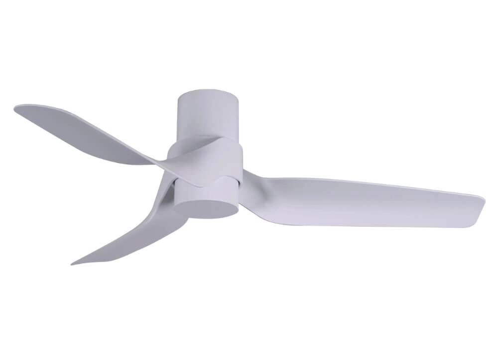Plafondventilator met lamp Nautica Ø 132cm wit