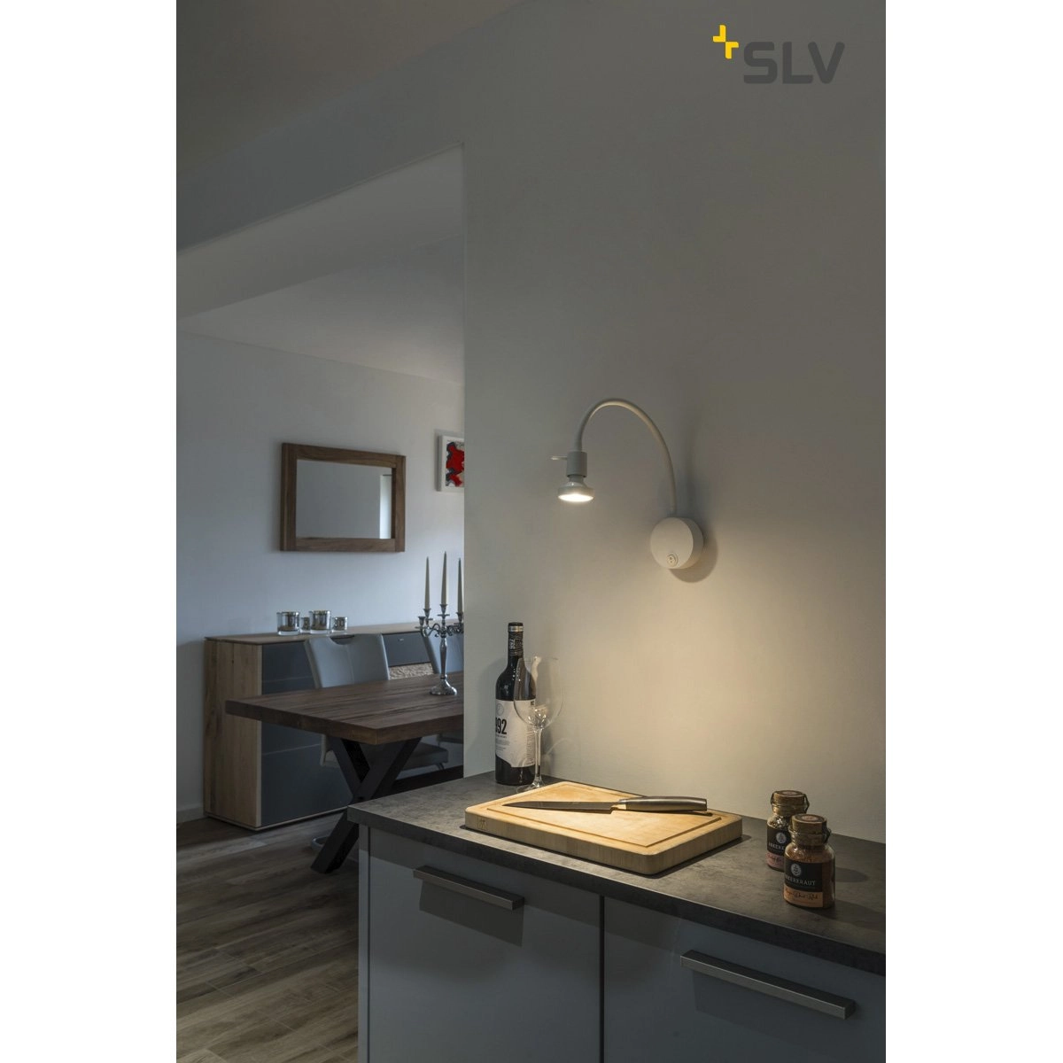 Flexibele leeslamp Dio Flex wit SLV 4024163228312