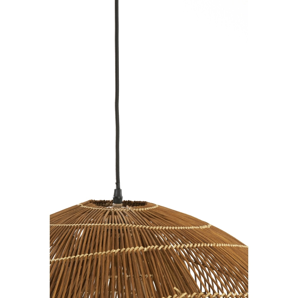 Rotan hanglamp Janzur Ø 54cm - donkerbruin Light & Living 8717807820558