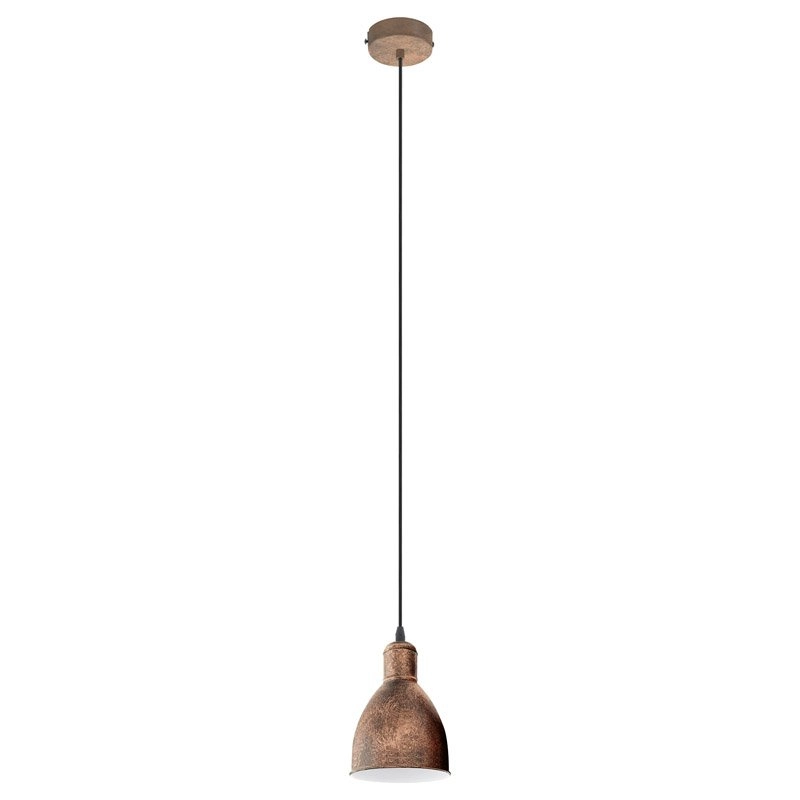 Hanglamp Priddy pendel bronsbruin Eglo 9002759494926