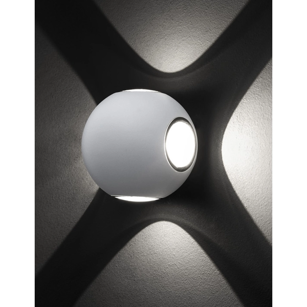 Unieke wandlamp Como 4-lichts wit Unieke wandlamp Como 4-lichts wit