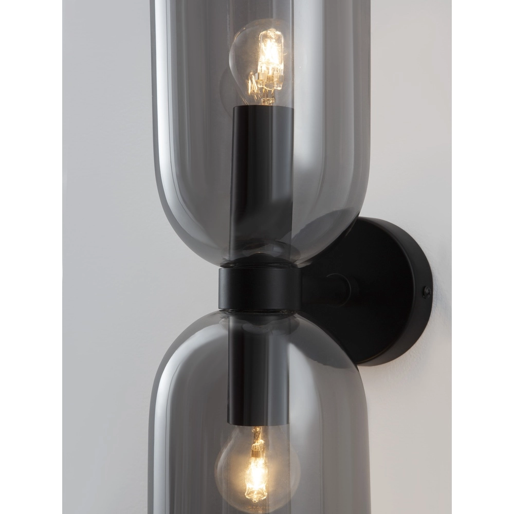 Design wandlamp Palmer dubbel zwart Lyora 5212017430922