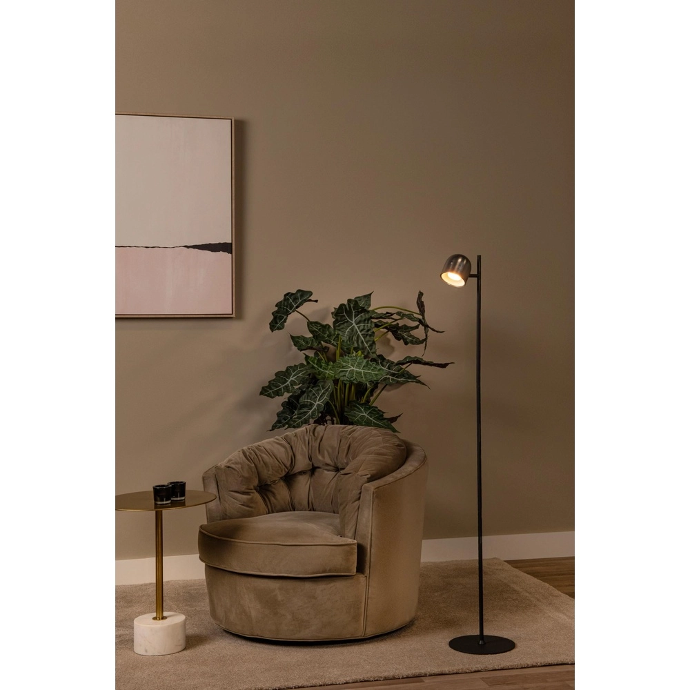 Oplaadbare vloerlamp Skanska Rech metaalgrijs Lucide 5411212032157