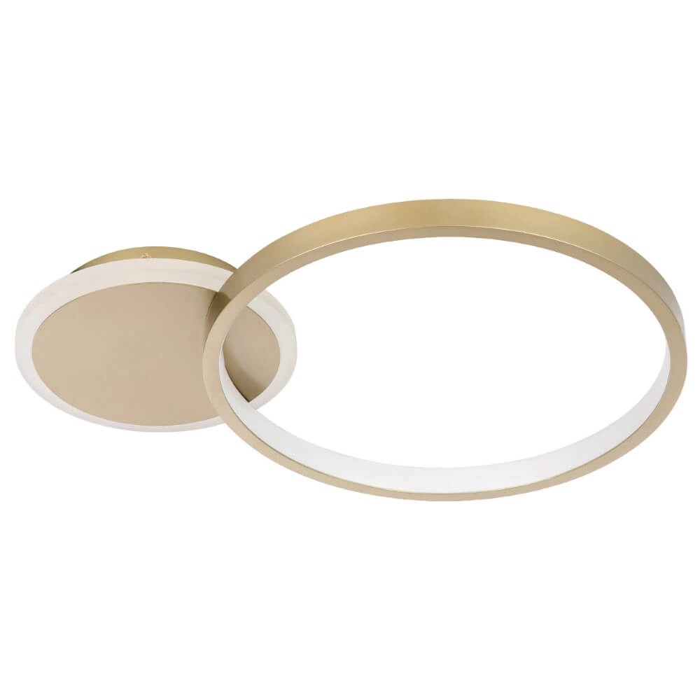 Instelbare led plafondlamp Gafares rond - goud