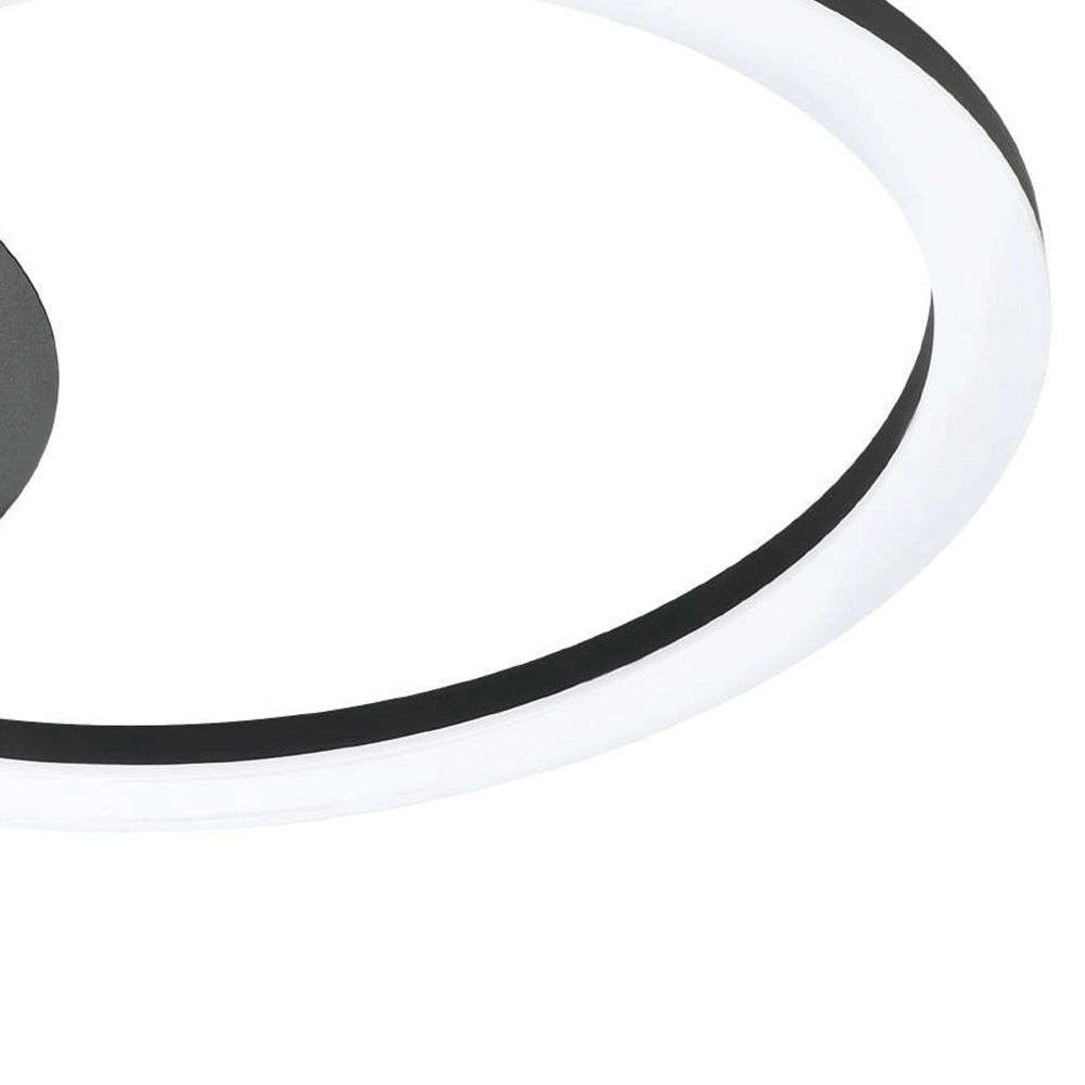 Plafondlamp Zigbee Parrapos-Z 54,5x44,5cm zwart Eglo 9008606231249