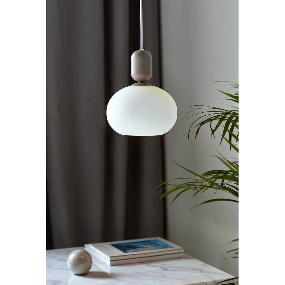 Hanglamp Notti grijs met wit Nordlux 5704924001796