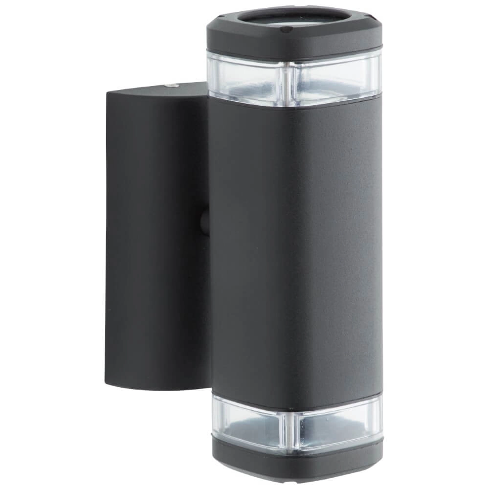 Wandlamp Jandy 2-lichts zwart Brilliant 4004353346972